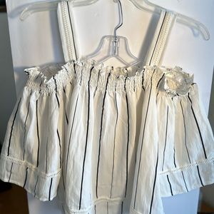 Off the Shoulder Boho Blouse, Tags Still Attached